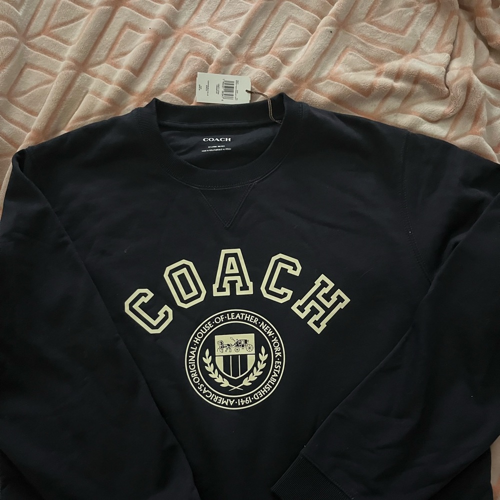 Coach Navy XX Large sweatshirt.  Like New.